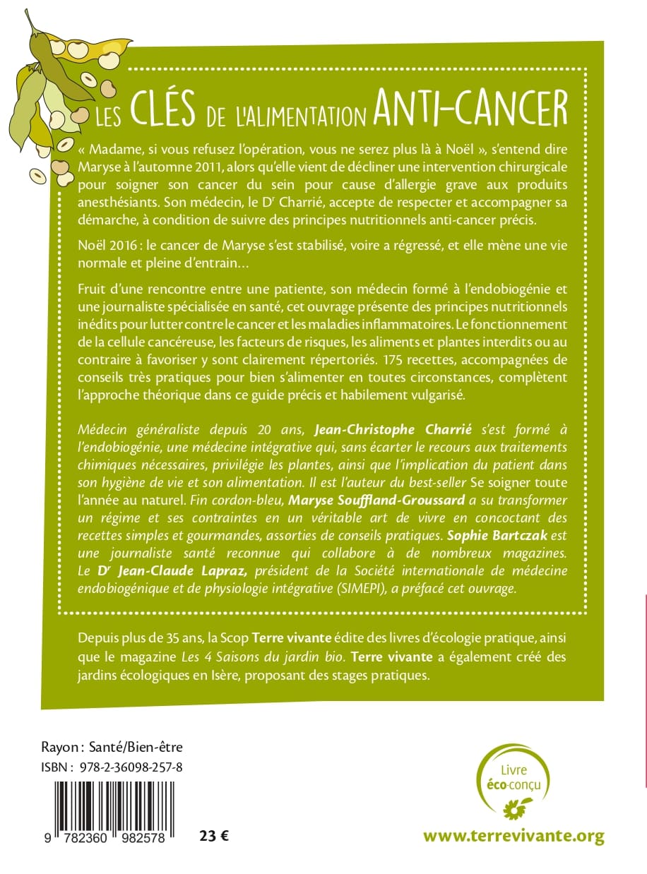 Livres - Le régime cétogène contre le cancer - Collectif │ Nutristore